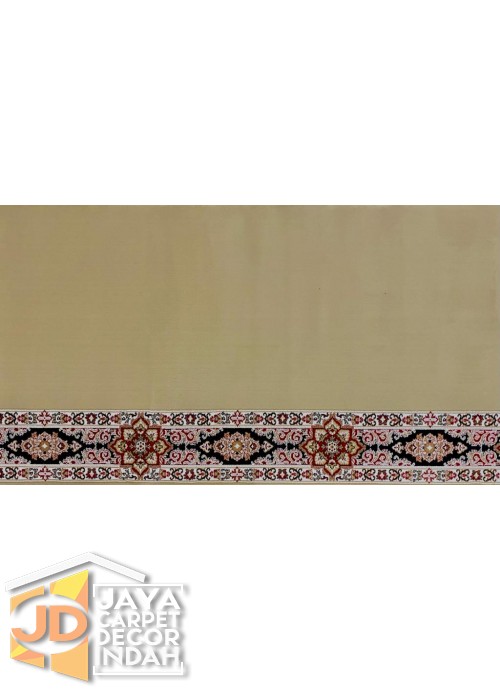 Karpet Sajadah Asma Beige Motif Polos 120x600, 120x1200, 120x1800, 120x2400, 120x3000 